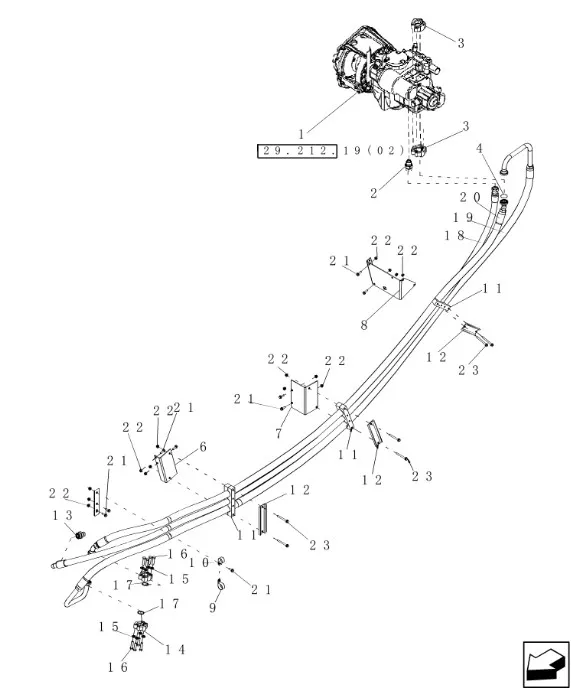 87597388 - Шланг гидравлический