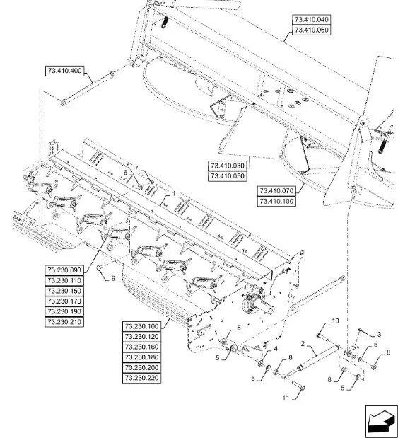 87728220 - Прижимная планка